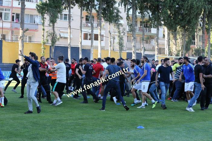 Menemen Belediyespor - Keçiörengücü maçında kavga çıktı