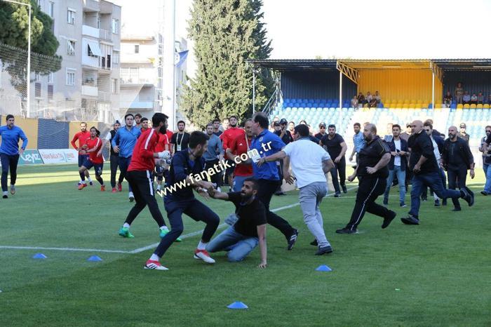 Menemen Belediyespor - Keçiörengücü maçında kavga çıktı
