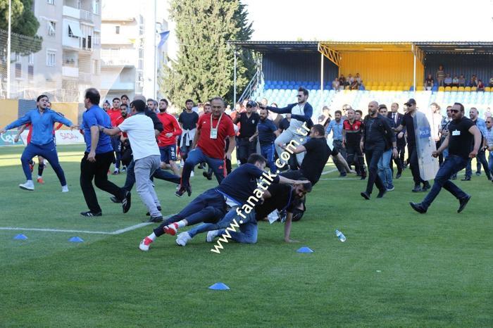 Menemen Belediyespor - Keçiörengücü maçında kavga çıktı