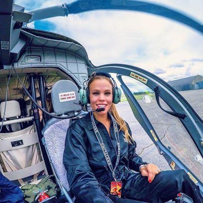 Dünyanın en güzel pilotu Malin Osiban Rydqvist