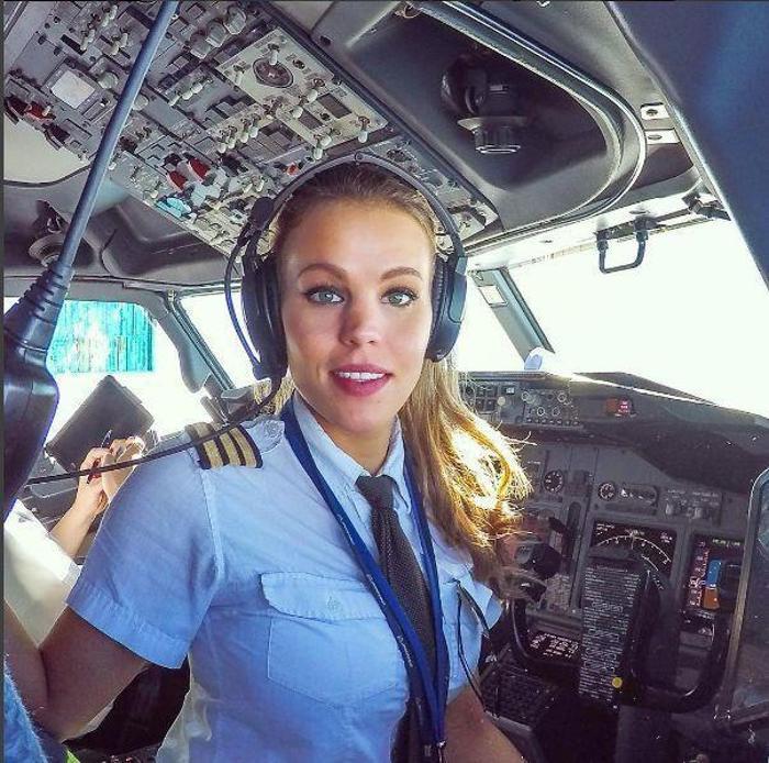 Dünyanın en güzel pilotu Malin Osiban Rydqvist