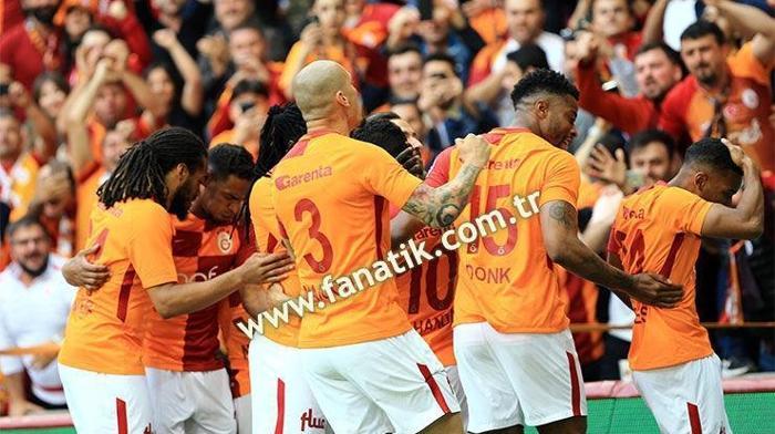 Fatih Terim ve Hasan Şaşın gol sevinci maça damga vurdu