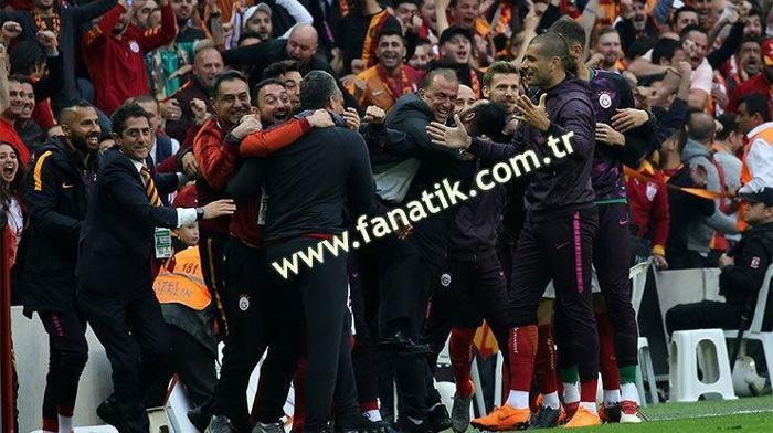 Fatih Terim ve Hasan Şaşın gol sevinci maça damga vurdu