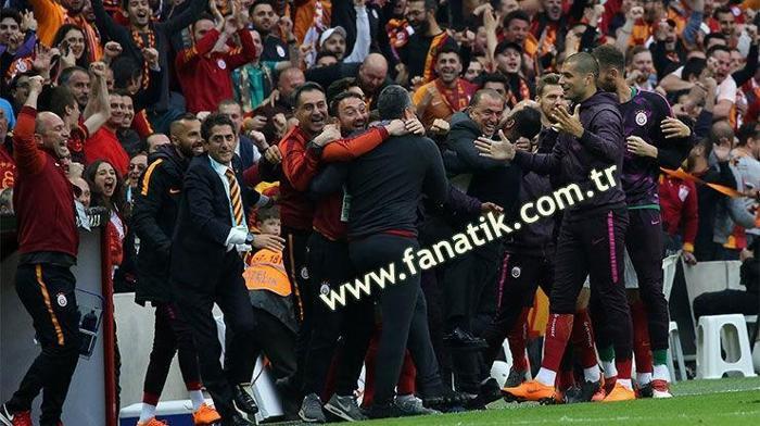 Fatih Terim ve Hasan Şaşın gol sevinci maça damga vurdu