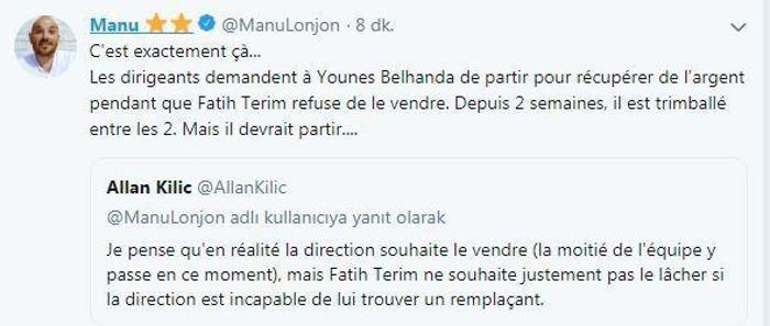 Fransadan ilginç iddia: Belhanda gitmek istiyor, yönetim satmıyor