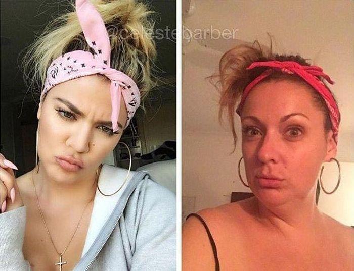 Ünlüleri komik dille taklit eden komedyen Celeste Barber