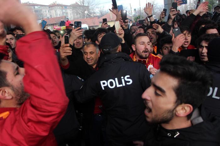 Boluda Galatasaray izdihamı
