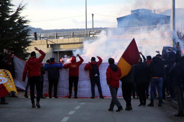 Boluda Galatasaray izdihamı