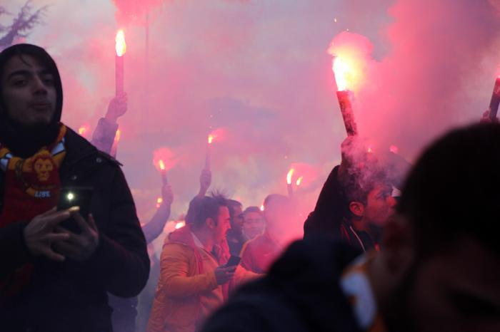 Boluda Galatasaray izdihamı