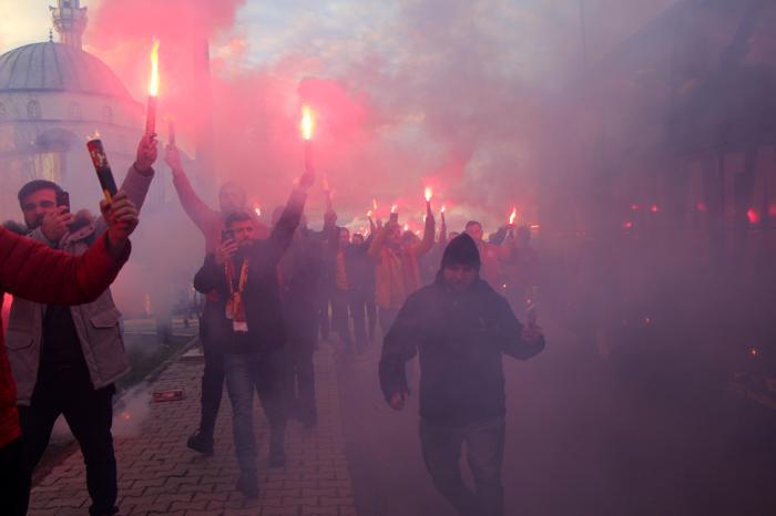 Boluda Galatasaray izdihamı