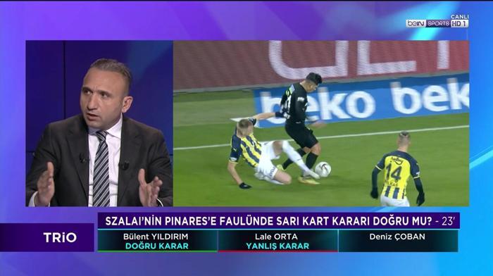 Deniz Çoban, Trabzonspor-Giresunspor ve Fenerbahçe-Altay maçlarının pozisyonlarını yorumladı