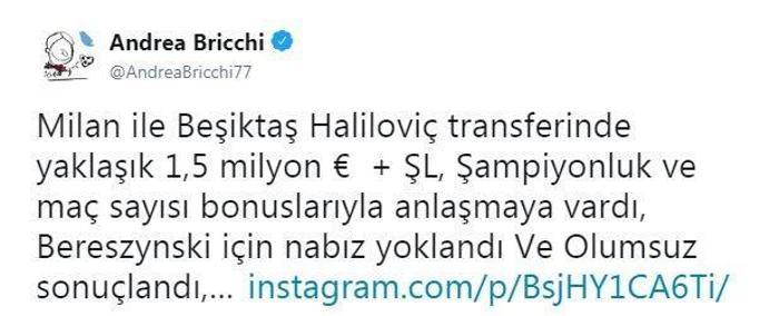 Beşiktaş, Alen Halilovic transferi için ne kadar ödeyecek İtalyanlar açıkladı...