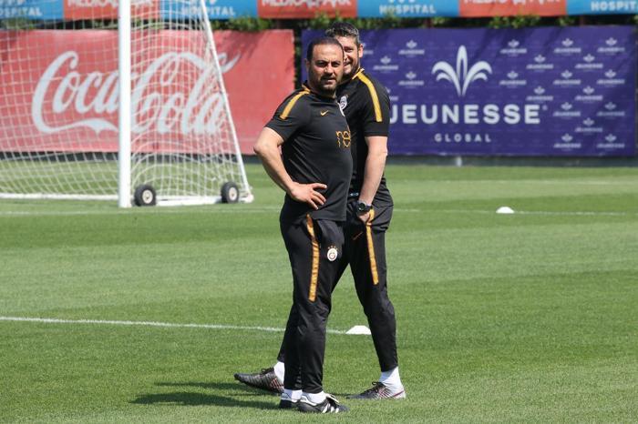 Claudio Taffarel ve Ümit Davala antrenmanda güreşti