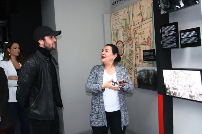 Çukurun Yamaçı Aras Bulut İynemli, Vodafone Parkı gezdi