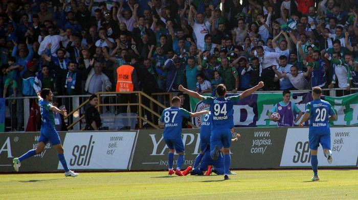 Çaykur Rizesporda Süper Lig sevinci