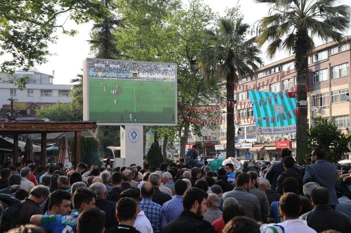 Çaykur Rizesporda Süper Lig sevinci