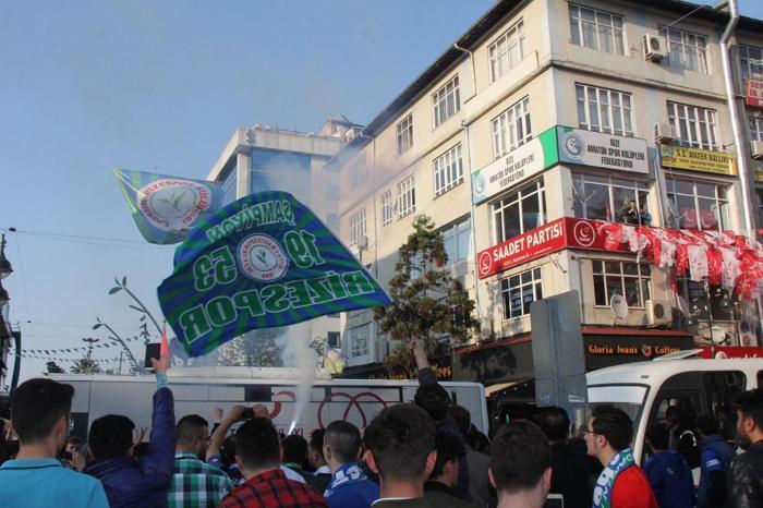 Çaykur Rizesporda Süper Lig sevinci