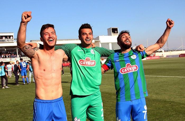 Çaykur Rizesporda Süper Lig sevinci