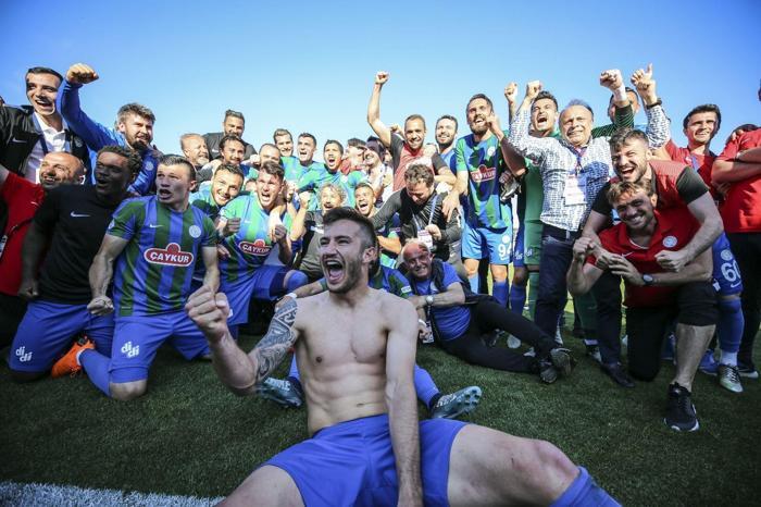 Çaykur Rizesporda Süper Lig sevinci