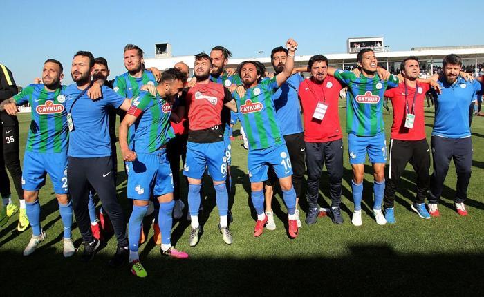 Çaykur Rizesporda Süper Lig sevinci