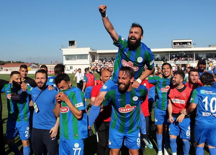 Çaykur Rizesporda Süper Lig sevinci