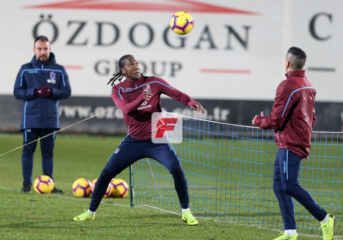 Trabzonsporda neşeli idman Futbolcuların keyifli olması dikkat çekti