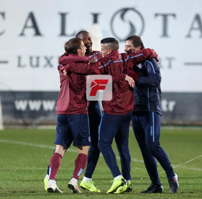 Trabzonsporda neşeli idman Futbolcuların keyifli olması dikkat çekti
