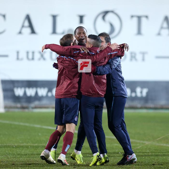 Trabzonsporda neşeli idman Futbolcuların keyifli olması dikkat çekti