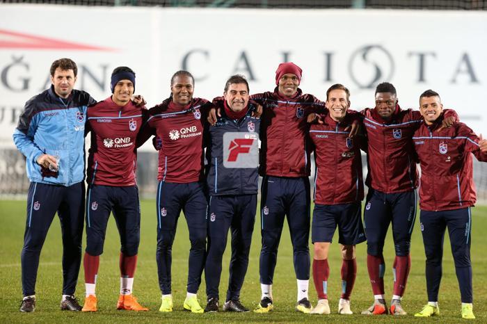 Trabzonsporda neşeli idman Futbolcuların keyifli olması dikkat çekti