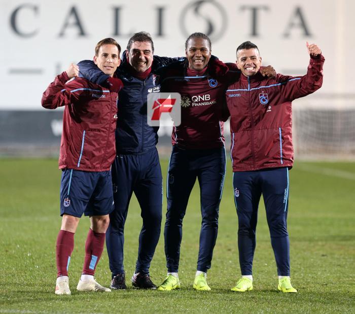 Trabzonsporda neşeli idman Futbolcuların keyifli olması dikkat çekti