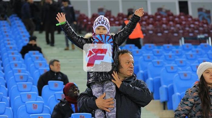 Trabzonspor-Beşiktaş maçından kareler