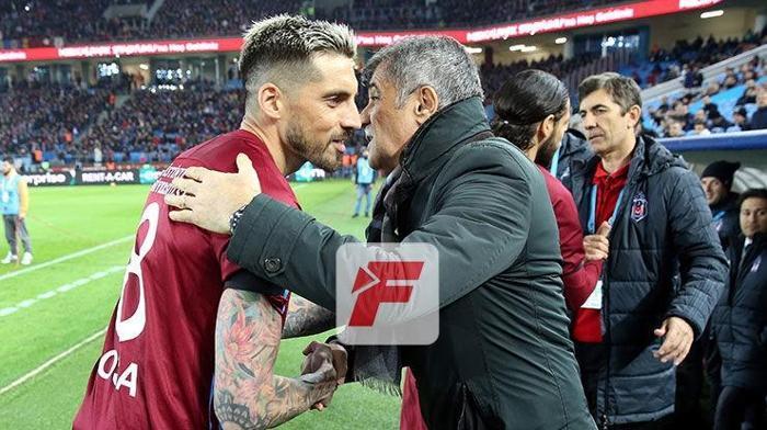 Trabzonspor-Beşiktaş maçından kareler