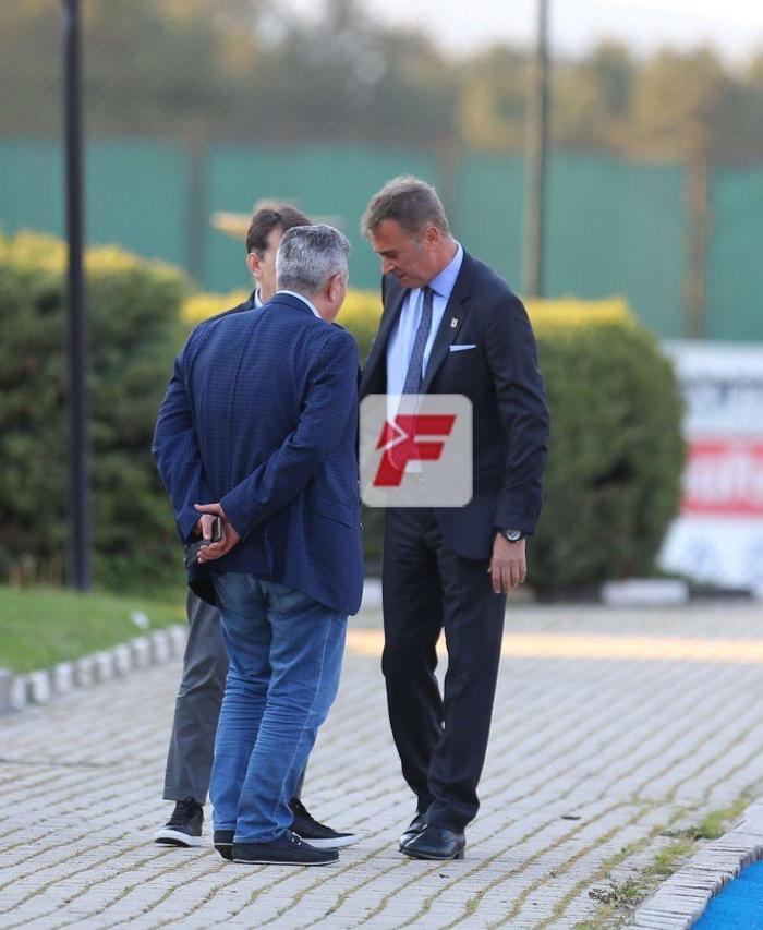 Ümraniyede kritik zirve Fikret Orman, Beşiktaş antrenmanında