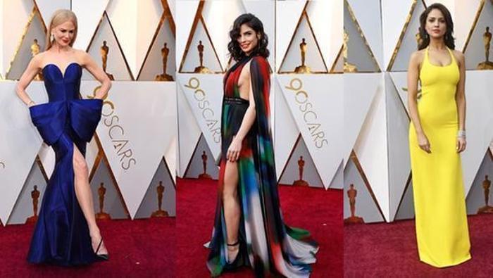 2018 Oscar töreninde şıklık yarışı