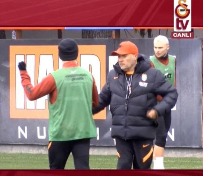 Son dakika | Galatasarayda Domenec Torrent ilk idmanına çıktı