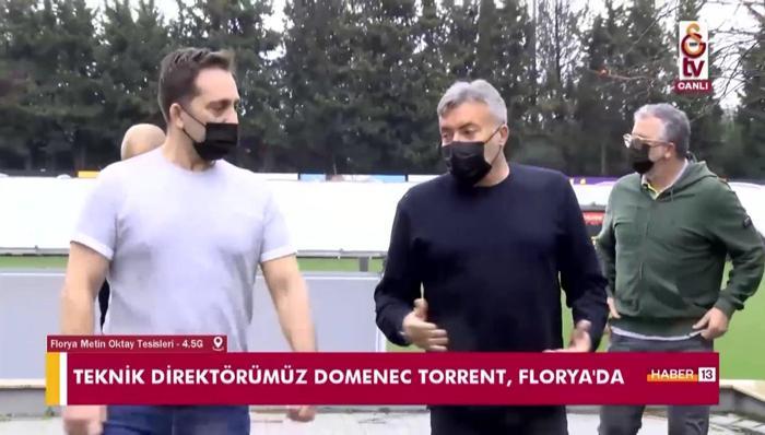 Son dakika | Galatasarayda Domenec Torrent ilk idmanına çıktı