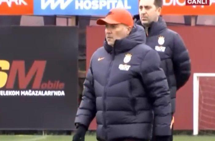Son dakika | Galatasarayda Domenec Torrent ilk idmanına çıktı