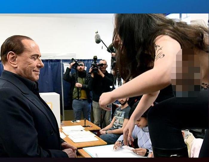 Berlusconiye Femen şoku