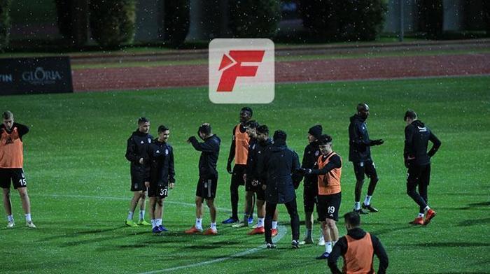 Beşiktaş idmanında gerginlik