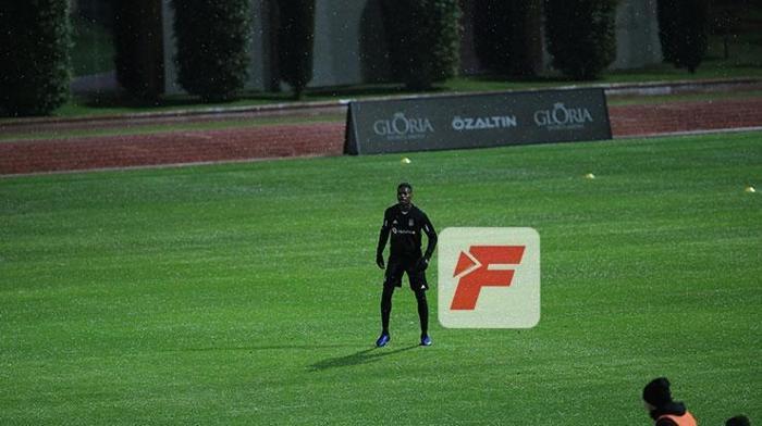 Beşiktaş idmanında gerginlik