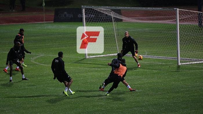 Beşiktaş idmanında gerginlik