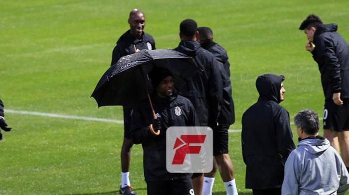 Beşiktaş idmanında gerginlik