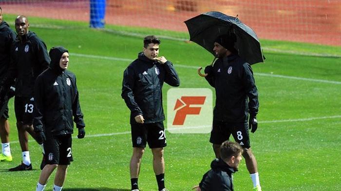 Beşiktaş idmanında gerginlik