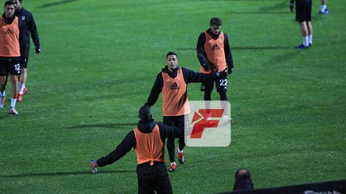 Beşiktaş idmanında gerginlik
