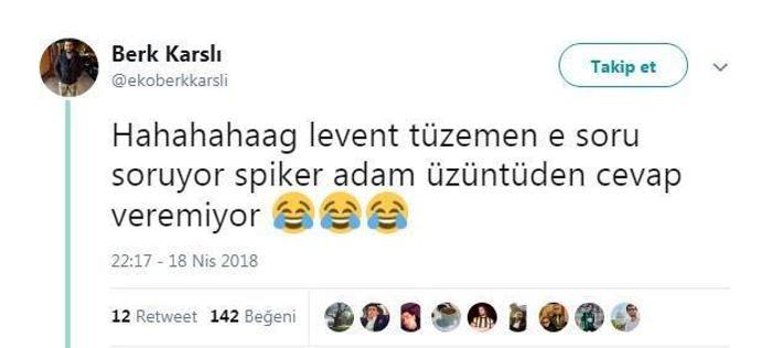 Levent Tüzemenin yorumları sosyal medyayı salladı