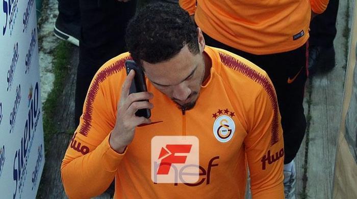 Mustafa Kapı Galatasaray idmanına damga vurdu