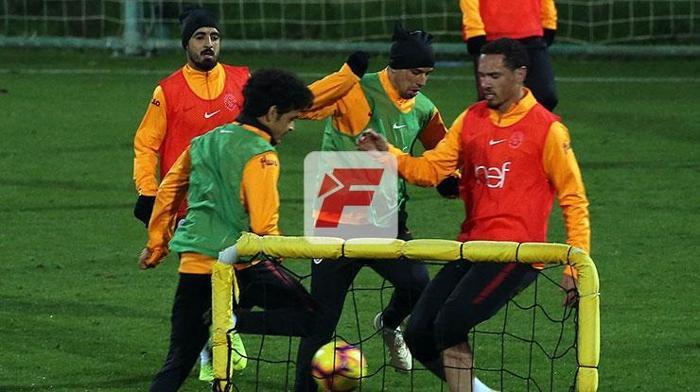 Mustafa Kapı Galatasaray idmanına damga vurdu