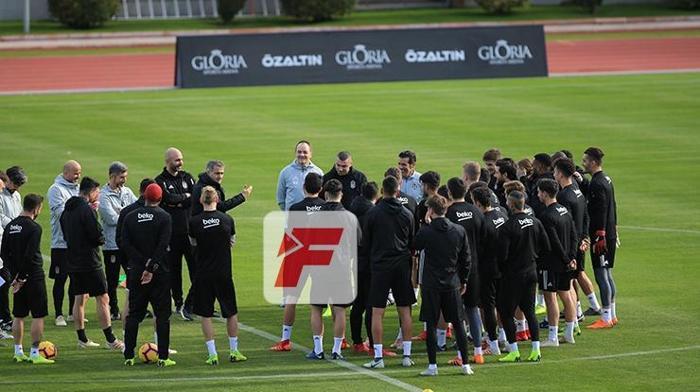 Burak Yılmaz Beşiktaşta ilk antrenmanına çıktı