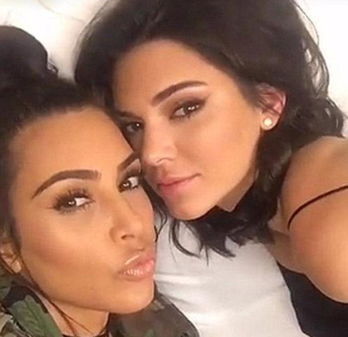 Kavga çıktı Kim Kardashian-Kendall Jenner...