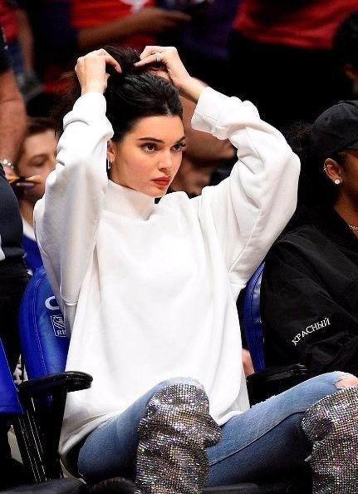 NBA maçına damga vuran ünlü isimler